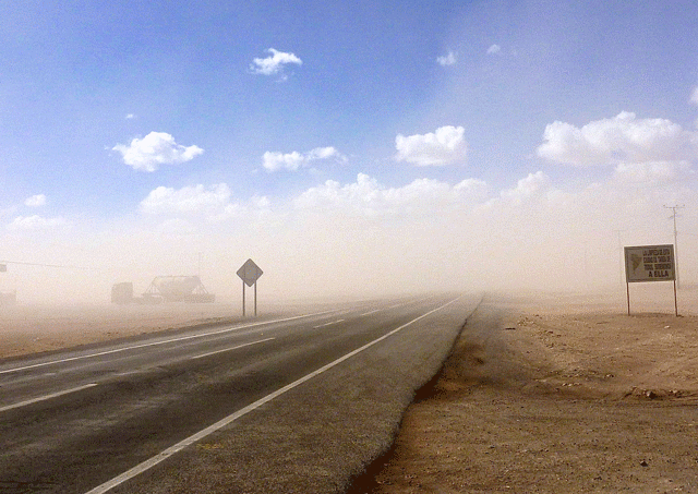 Sandstorms. OUCH! 