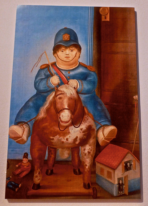 One of Botero's works